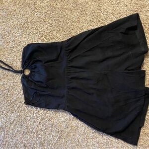 & Other Stories Black Halter Skort